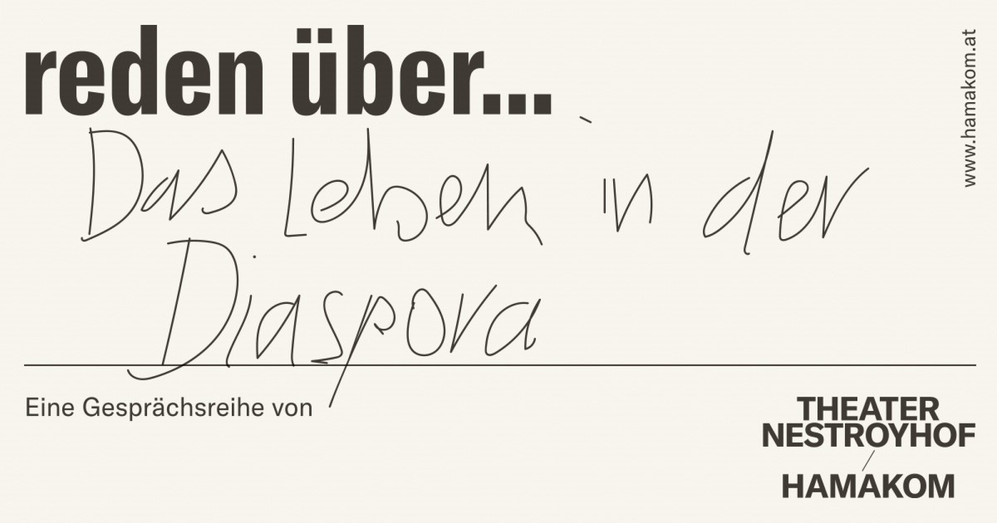 reden über...